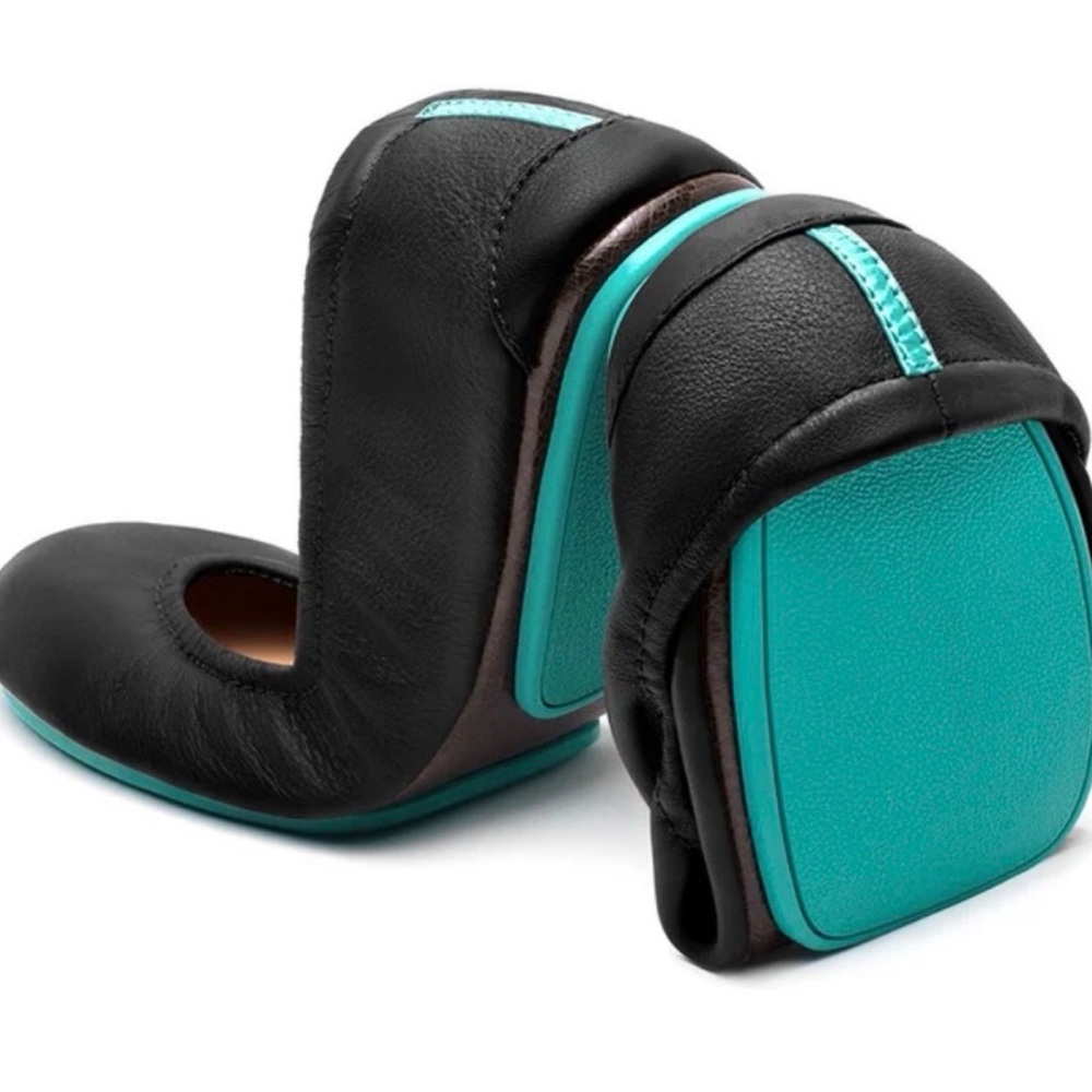 Tieks Black Flats Wm 8